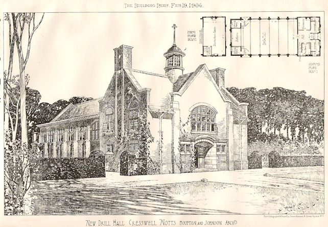 Creswell Drill Hall - Architect's Impression